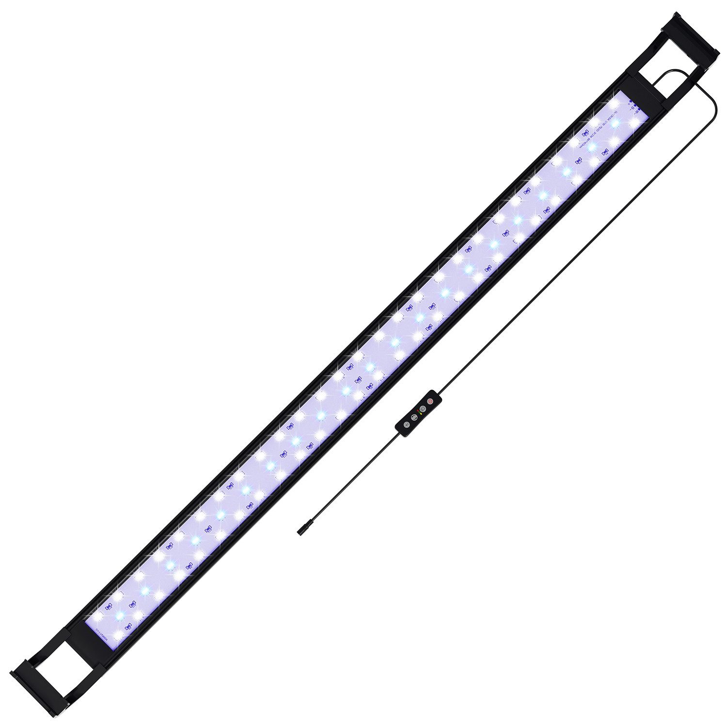 Clanmacy LED Aquariumleuchte 10W für 35-50cm LED Aquarium Beleuchtung mit timer Aufsetzleuchte, 10W für 35-50cm aquarium