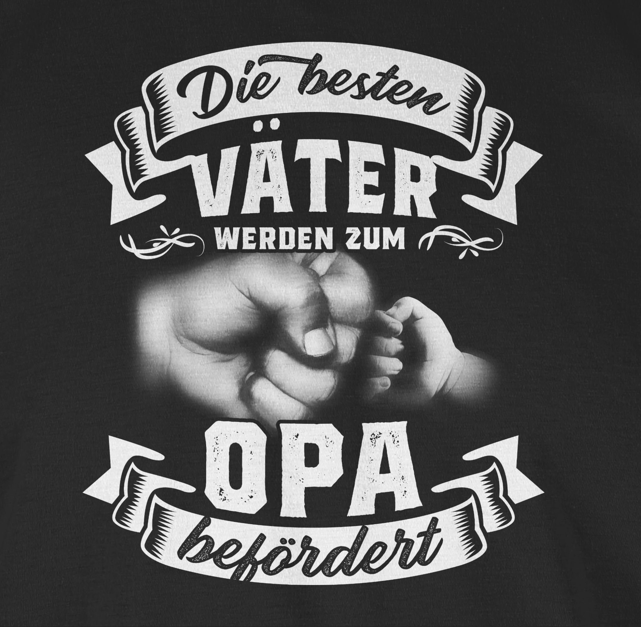 Shirtracer T-Shirt Werdender Opa befördert Opa Geschenke