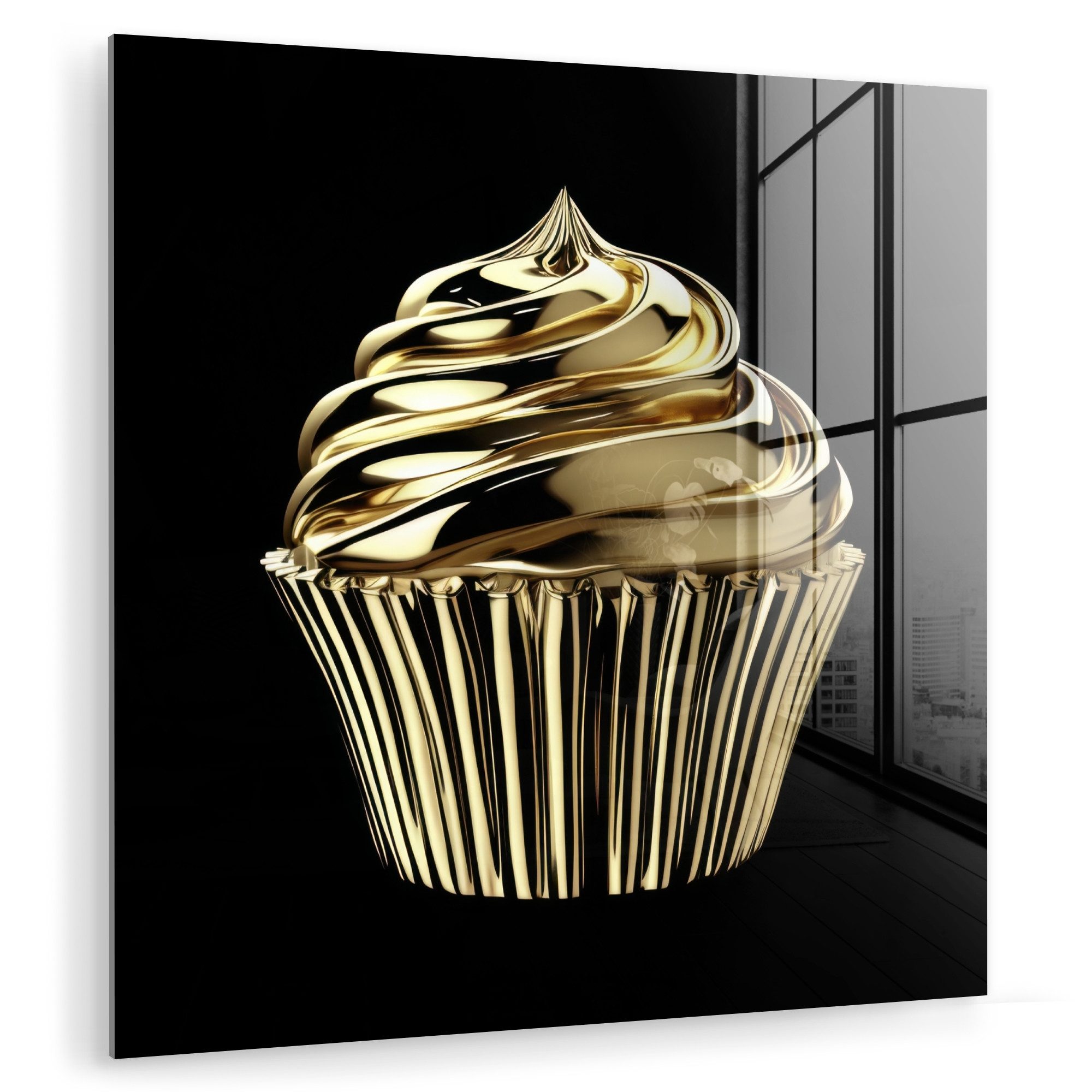MuchoWow Acrylglasbild Cupcake - Lebensmittel - günstig online kaufen