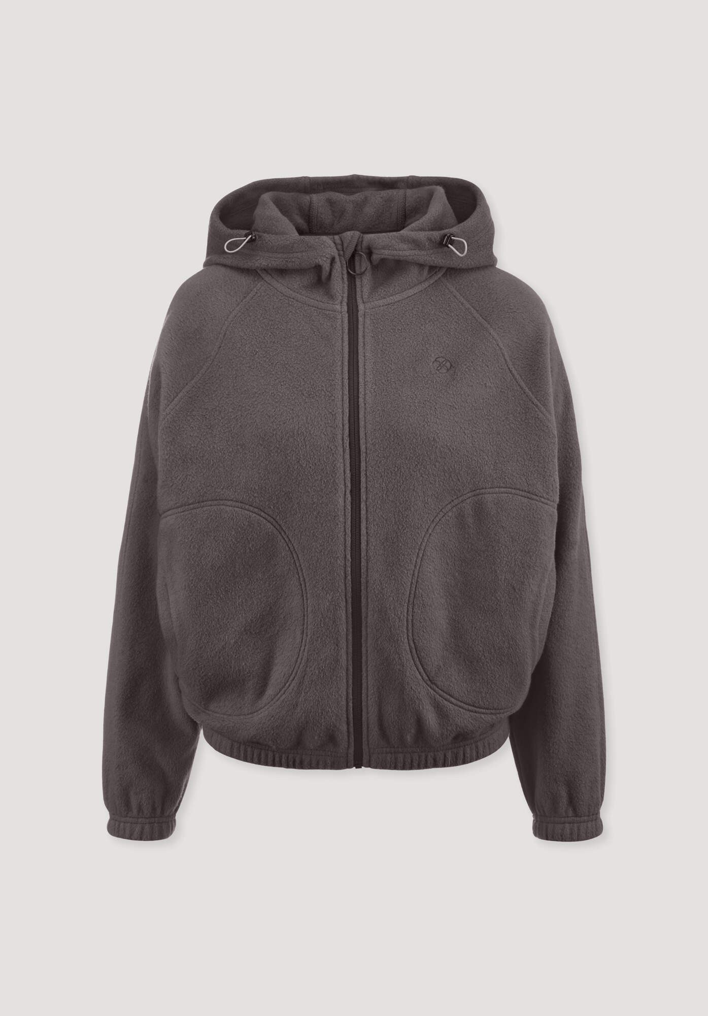 Hessnatur Fleecejacke Oversize ACTIVE COMFORT aus reiner Bio-Baumwolle (1-St)