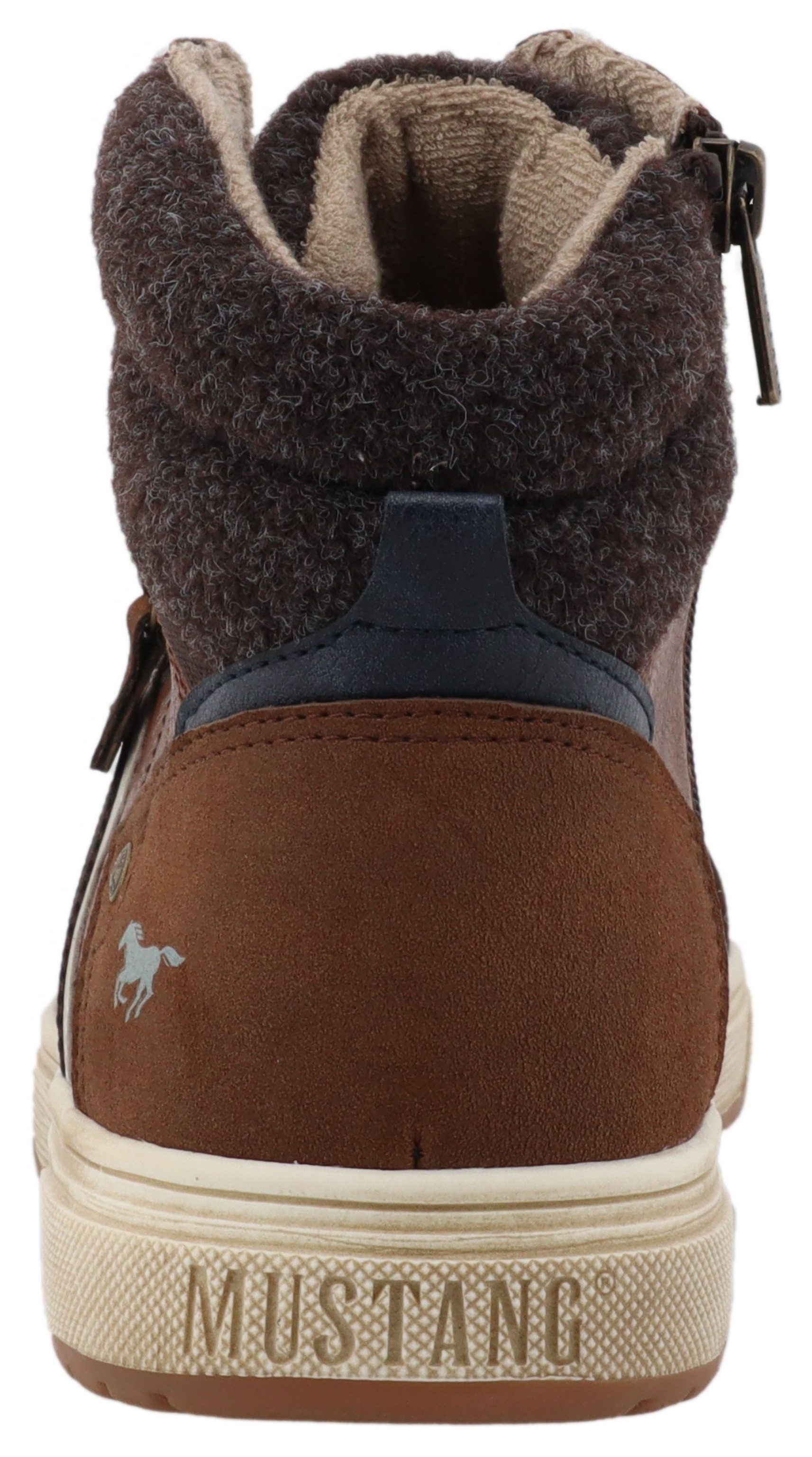 Mustang Shoes Merian Sneaker High Top Sneaker, Schnürboots mit Reißverschlu günstig online kaufen