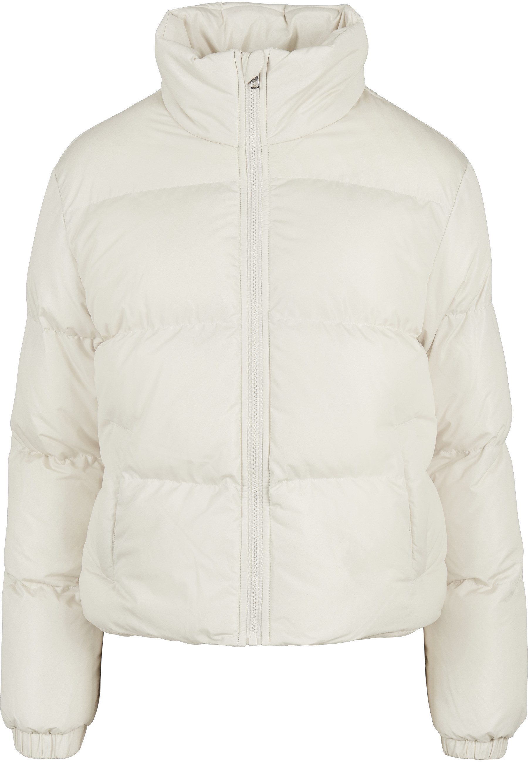 URBAN CLASSICS Winterjacke Urban Classics Damen Ladies Short Peached Puffer Jacket (1-St)