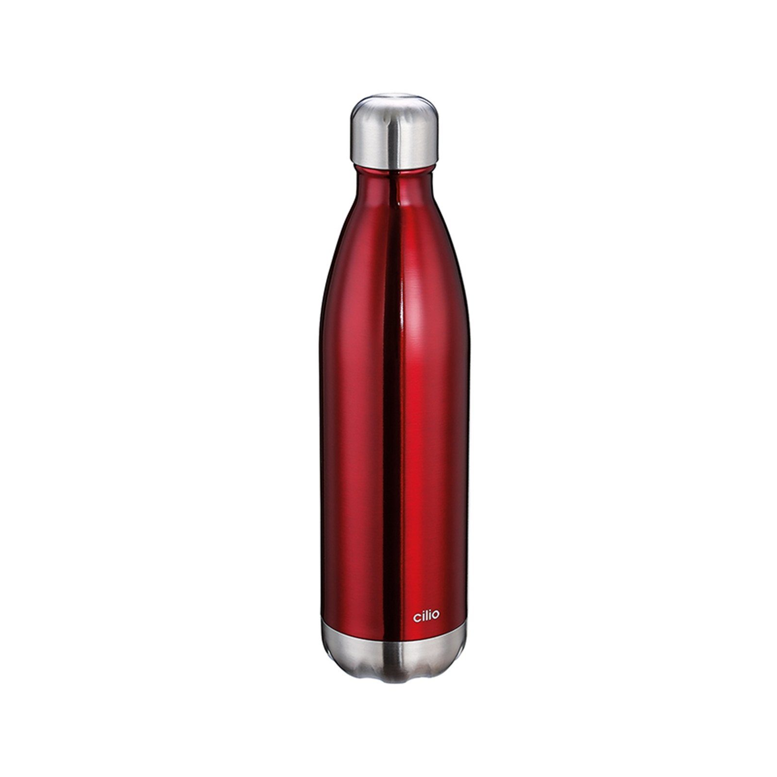 Cilio Isolierflasche 0,75 ELEGANTE Isolierflasche Rot Liter