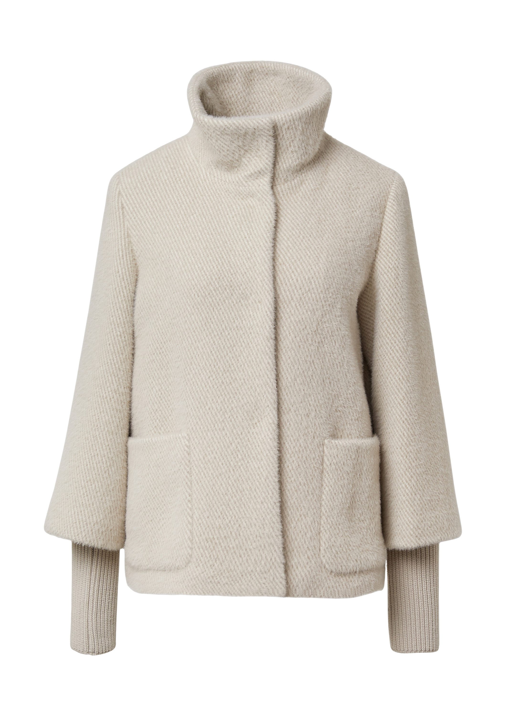 s.Oliver Funktionsjacke Outdoor-Jacke Jacke mit Stehkragen und Rippstrick-M günstig online kaufen