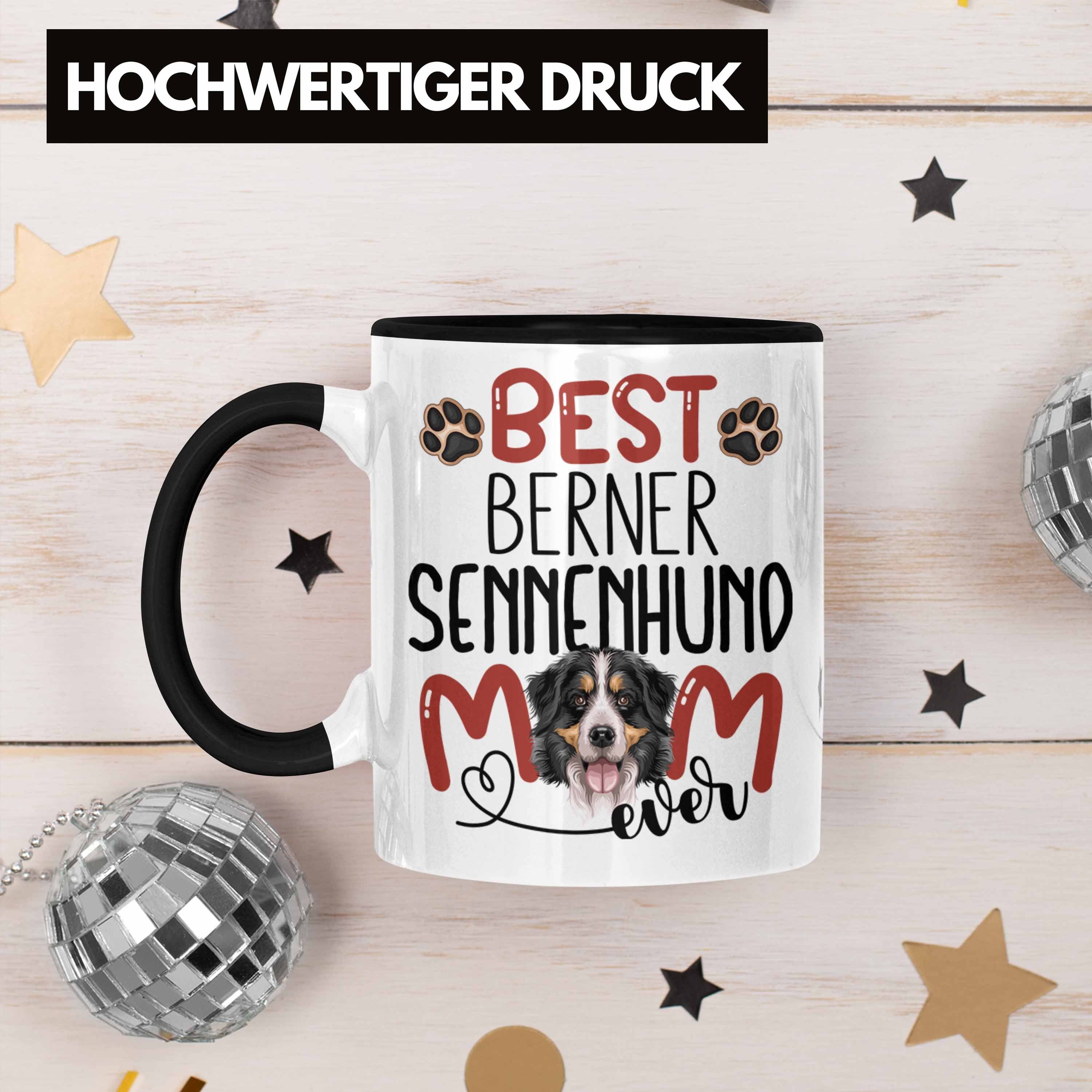 Spruch Sennenhund Gesche Besitzerin Tasse Tasse Schwarz Berner Geschenk Lustiger Mom Trendation