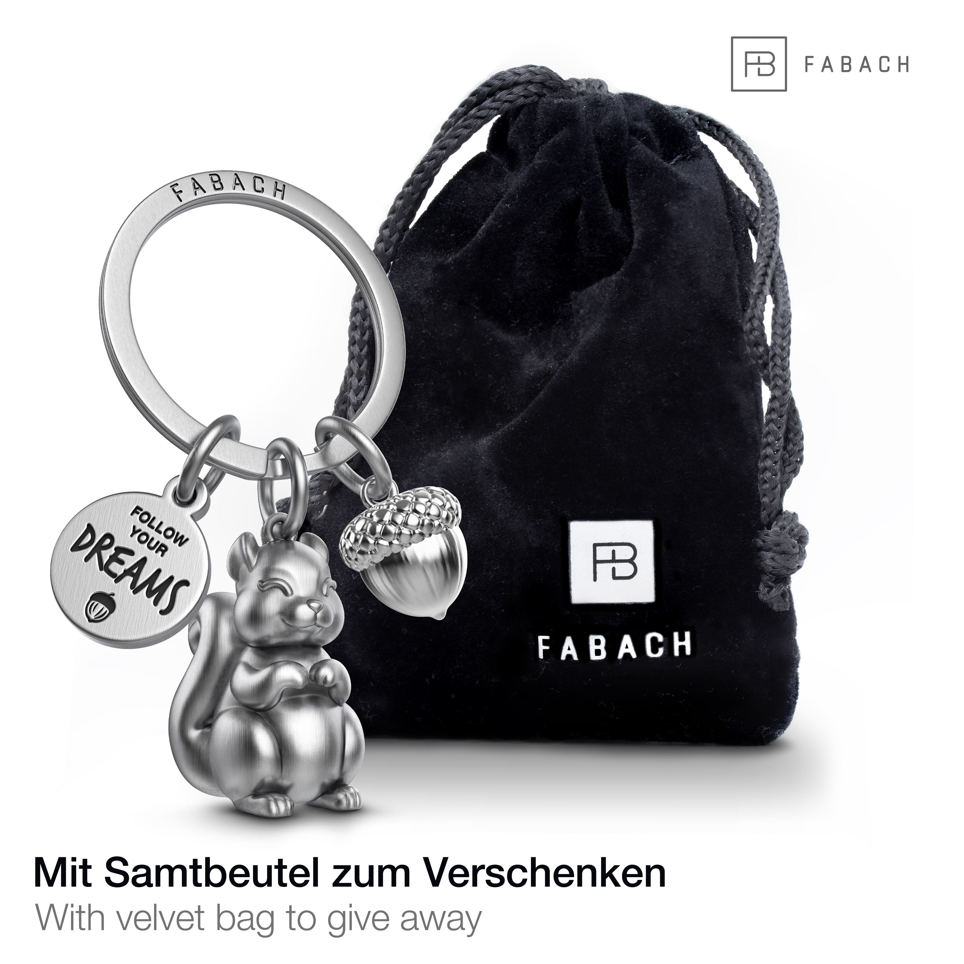 FABACH Schlüsselanhänger Eichhörnchen Skippy - Follow Your Dreams - Glücksb günstig online kaufen