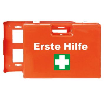 FireMat Erste-Hilfe-Koffer Premium DIN 13157: 64-teilig + Wandhalter & Rettungsschilder, (1 St)