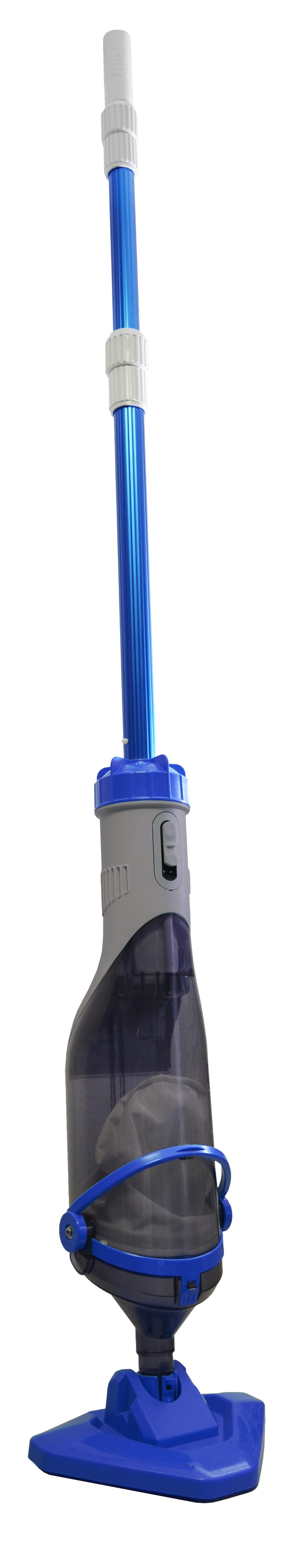 SUMMER FUN Poolbodensauger CF 25 CL, Elektrischer Bodensauger, inkl. Batterie und Ladegerät, (Packung, 4-St., Sauger, 2 Düsenaufsätze und Teleskopstange)