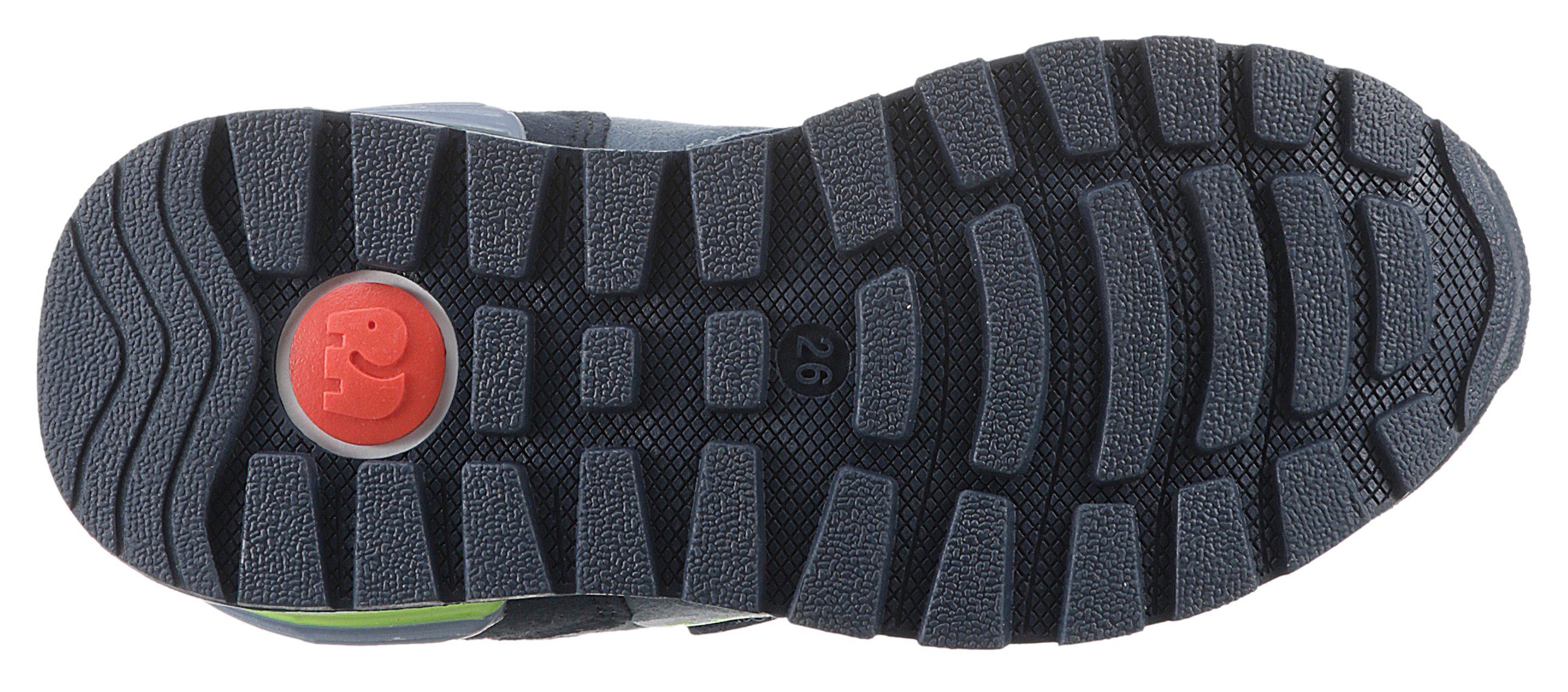 ELEFANTEN Hoppy WMS: mit Sneaker Weit weichem navy-limette Foam Memory