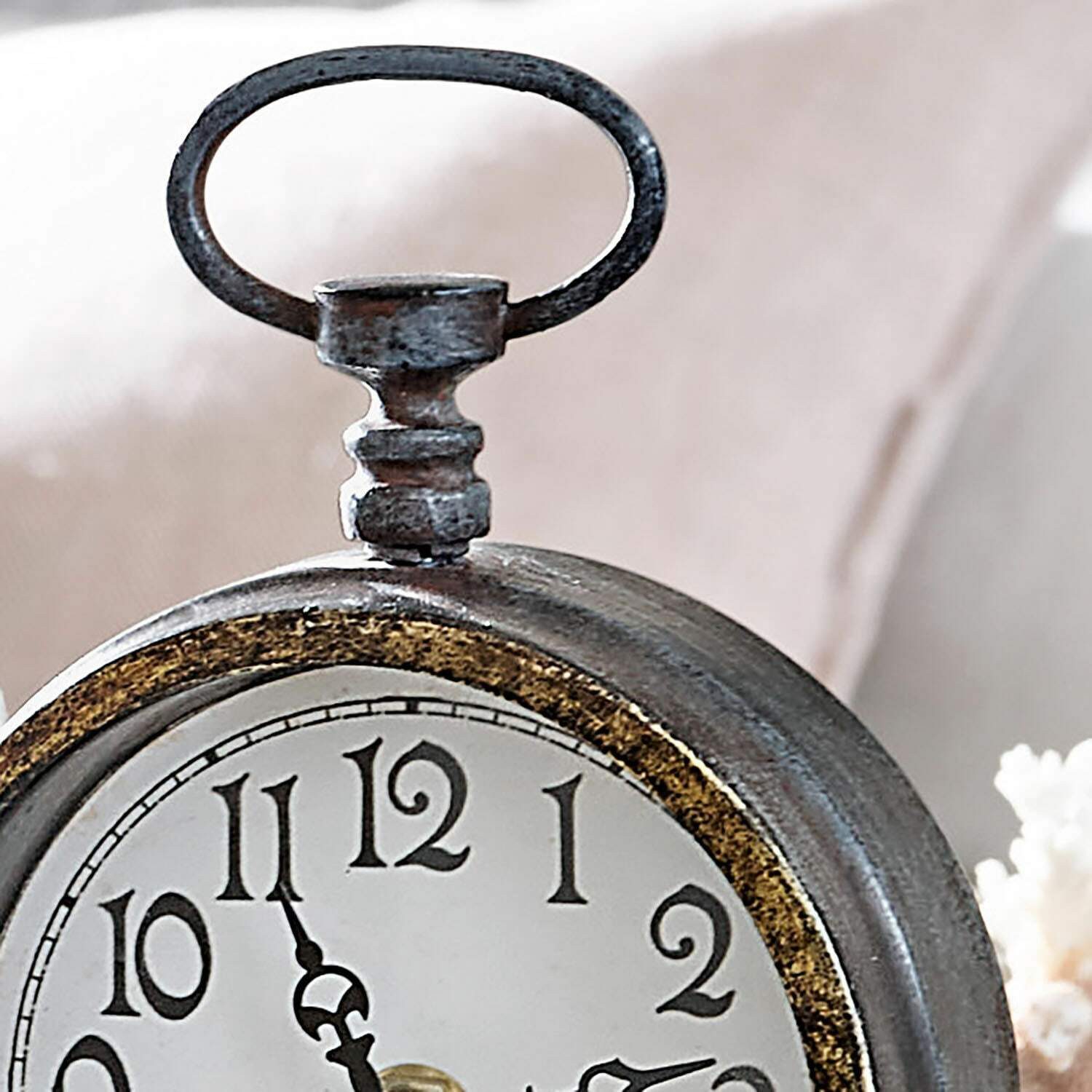 Mirabeau Wanduhr Uhr Borvin antikschwarz – Bild 5 von 5