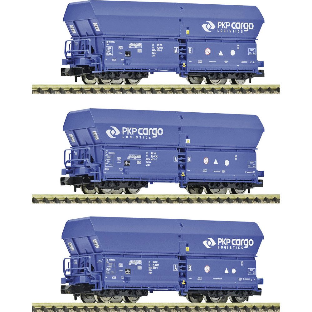 Fleischmann Güterwagen Fleischmann 6660086 N 3er-Set: Selbstentladewagen der PKP Cargo
