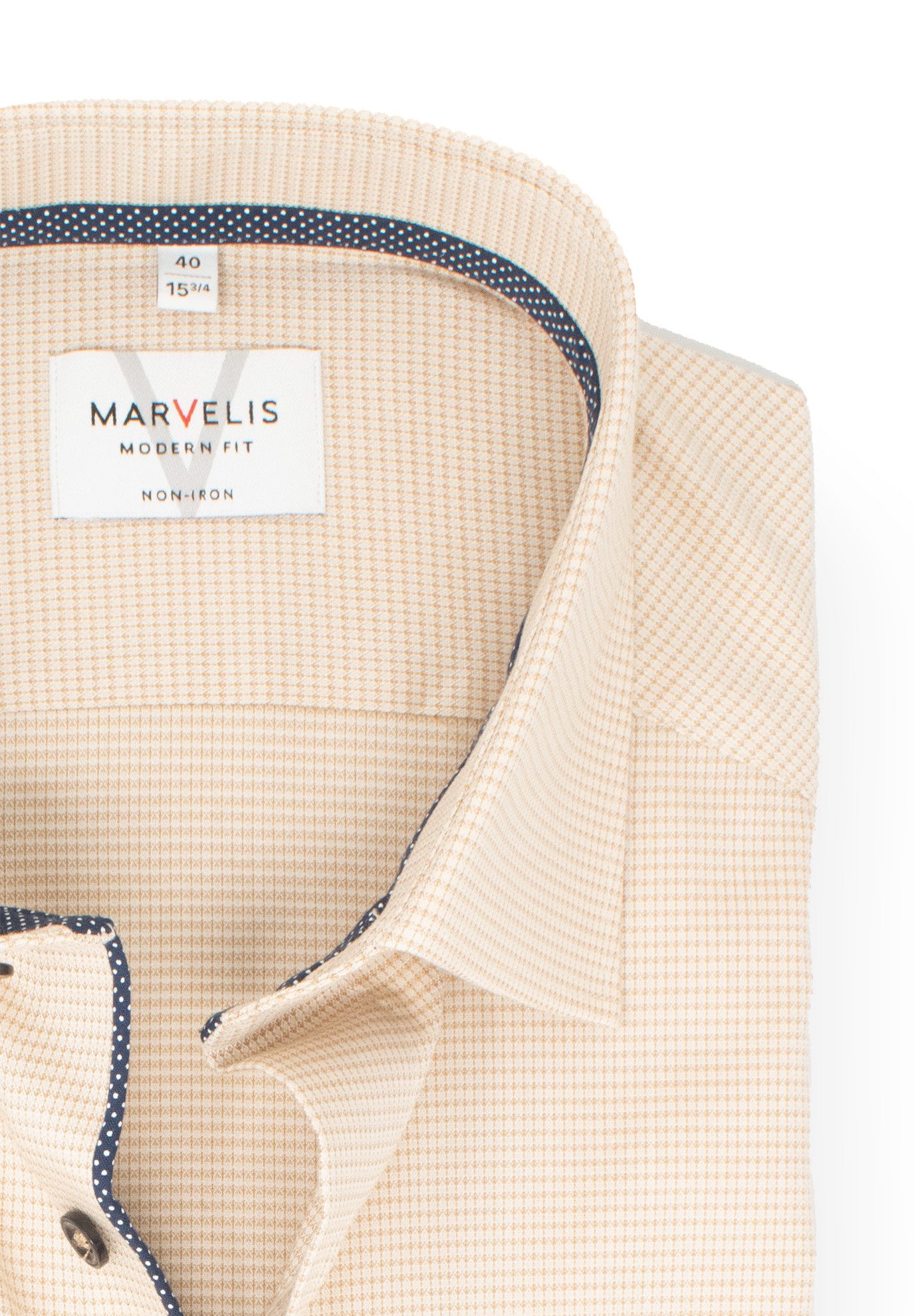 MARVELIS Businesshemd Modern Fit normale, leicht günstig online kaufen