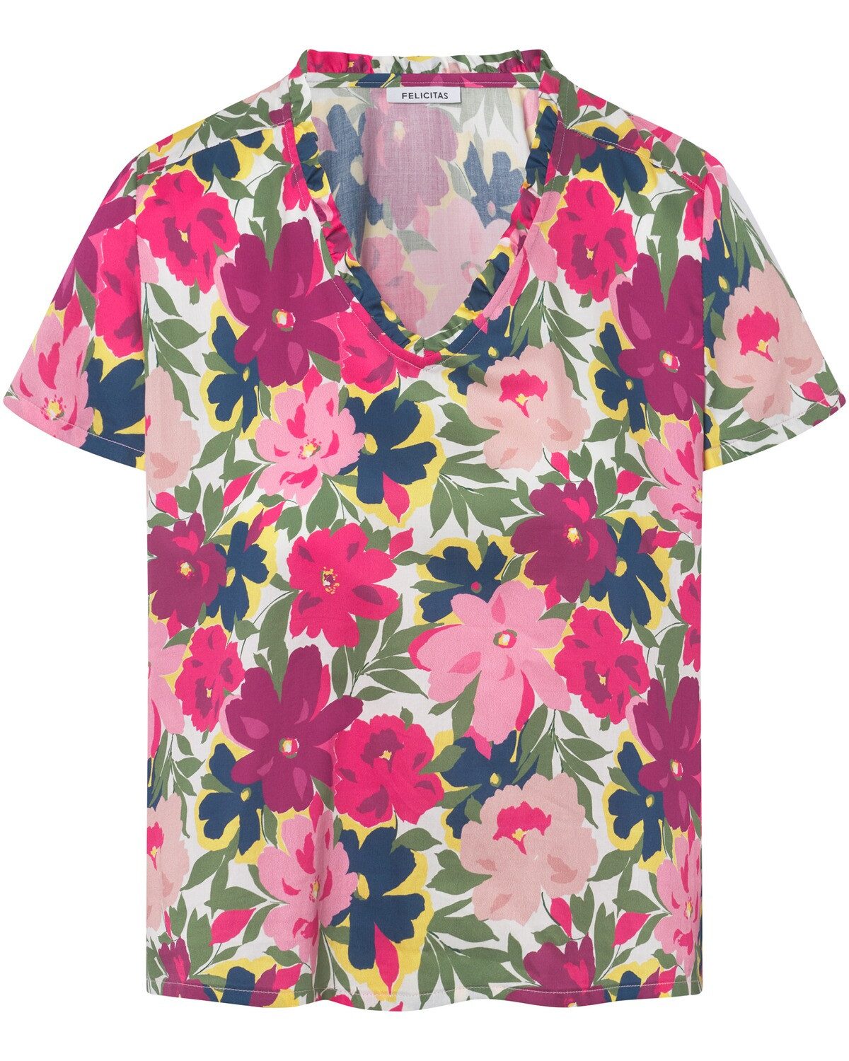 Blusenshirt Blusenshirt Bernadette mit Allover-Print