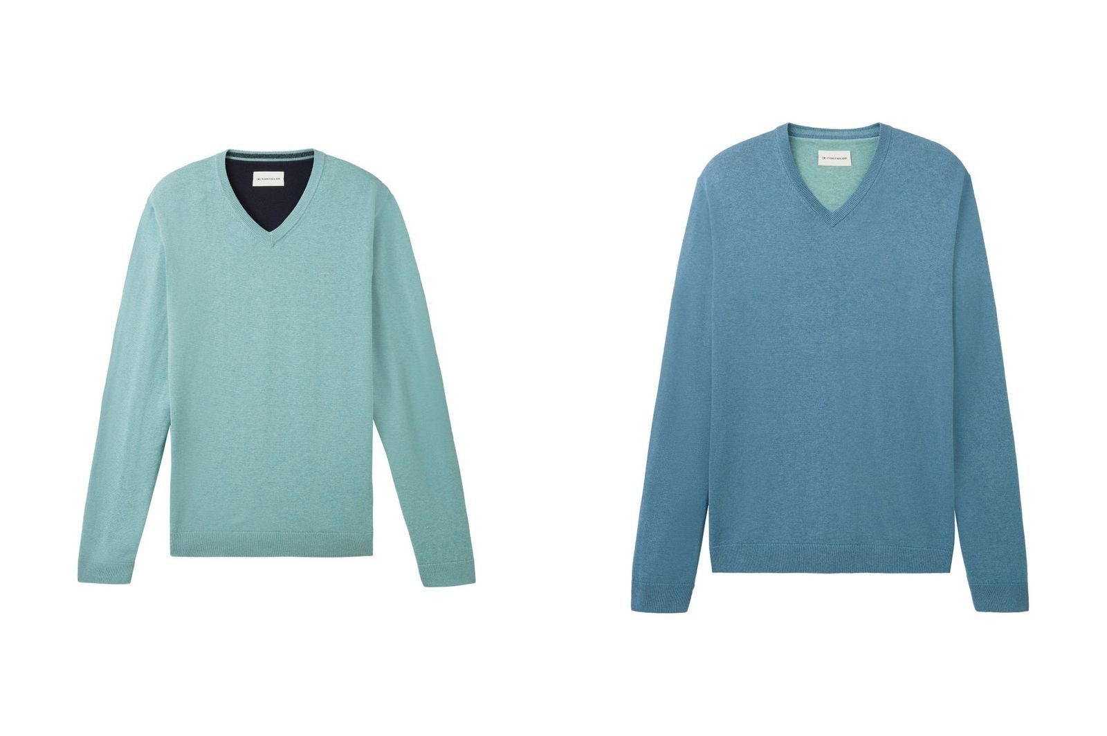 TOM TAILOR Sweatshirt Basic V-Neck Knit günstig online kaufen