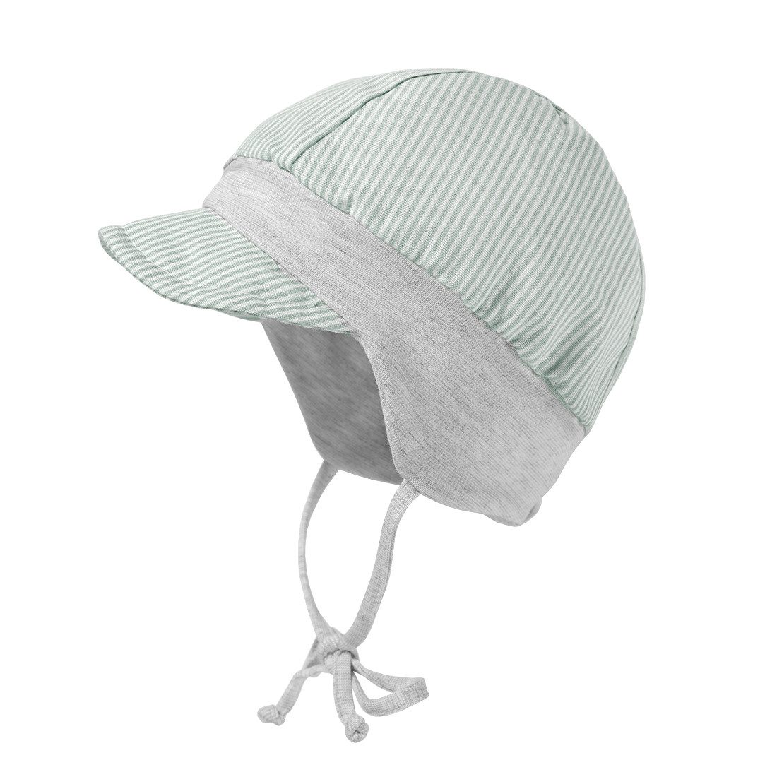 Schirmmütze BABY BOY-Schildmütze, Band, Leinenmischung, Futter, Jerseybund, UV 15