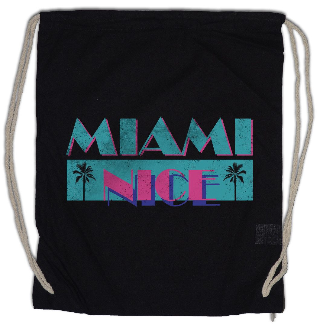 Turnbeutel Miami Nice Turnbeutel USA Florida Holidays Beach Strand Meer USA Serie
