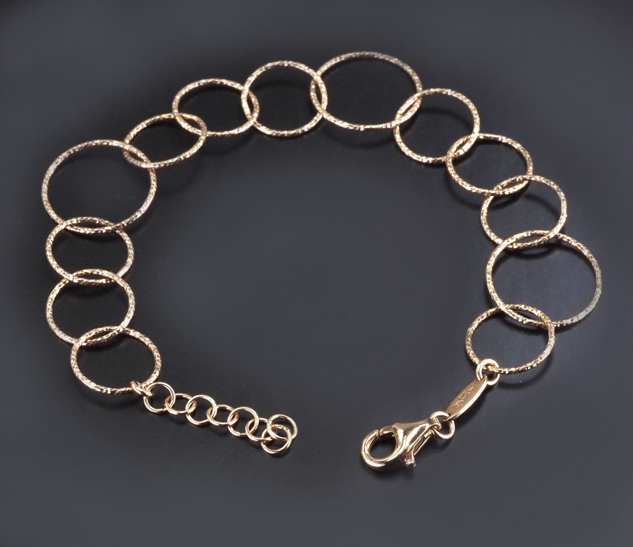 Der Kettenmacher Armkette 925 Silber Fantasie RK-19R Rosegoldfarben günstig online kaufen