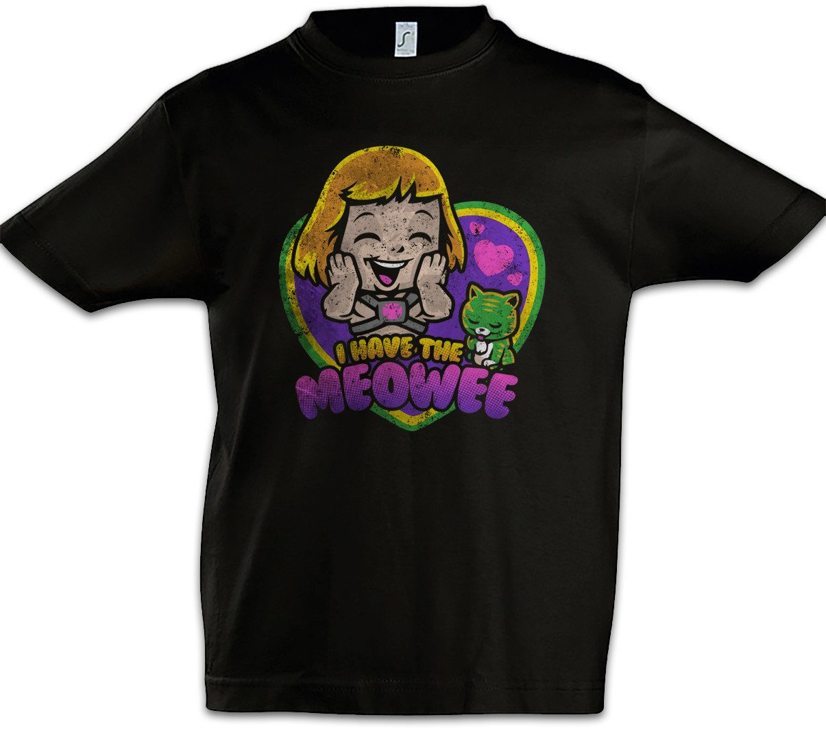 Print-Shirt I Have The Meow Kinder T-Shirt Masters He Comic Retro 80s Universe Man