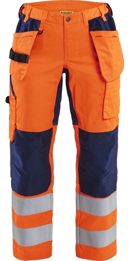 Blåkläder Arbeitshose Damen High Vis Arbeitshose Mit Stretch