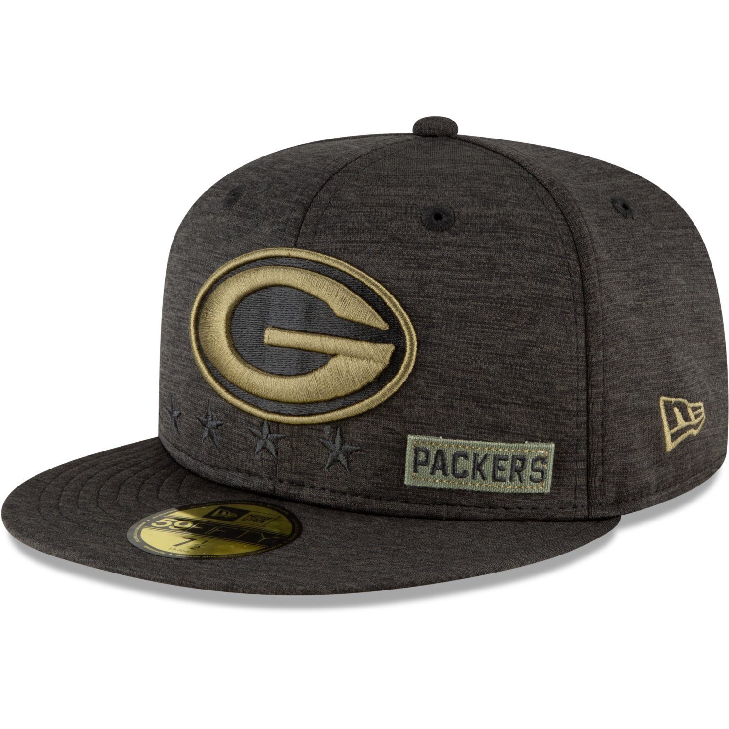 New Era Fitted Cap 59FIFTY NFL Salute to Service 2020 Green Bay Packers