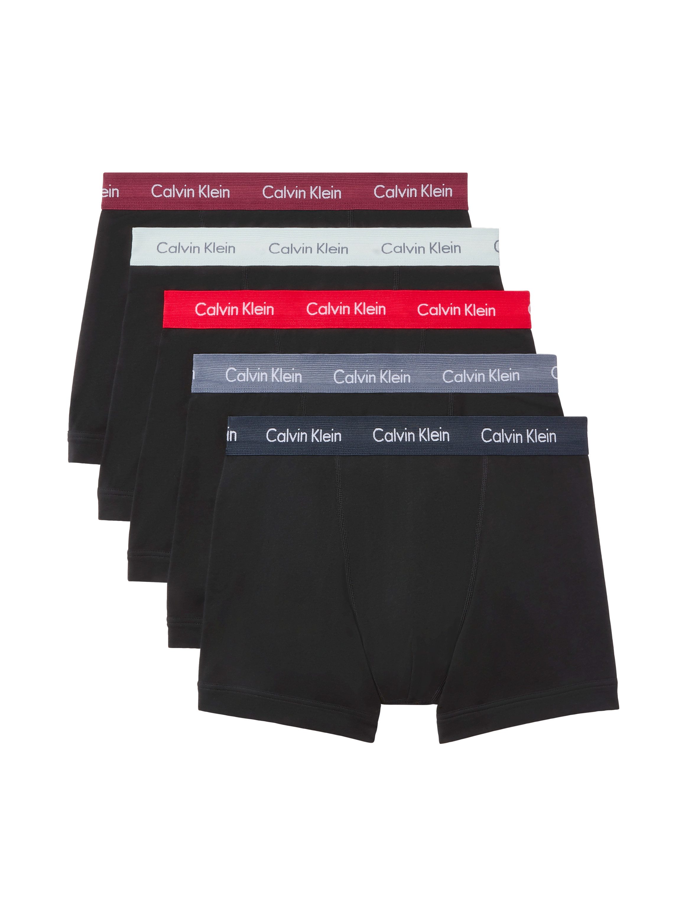 Calvin Klein Underwear Trunk TRUNK 5PK (Packung, 5-St., 5er-Pack) mit Logo-Elastikbund