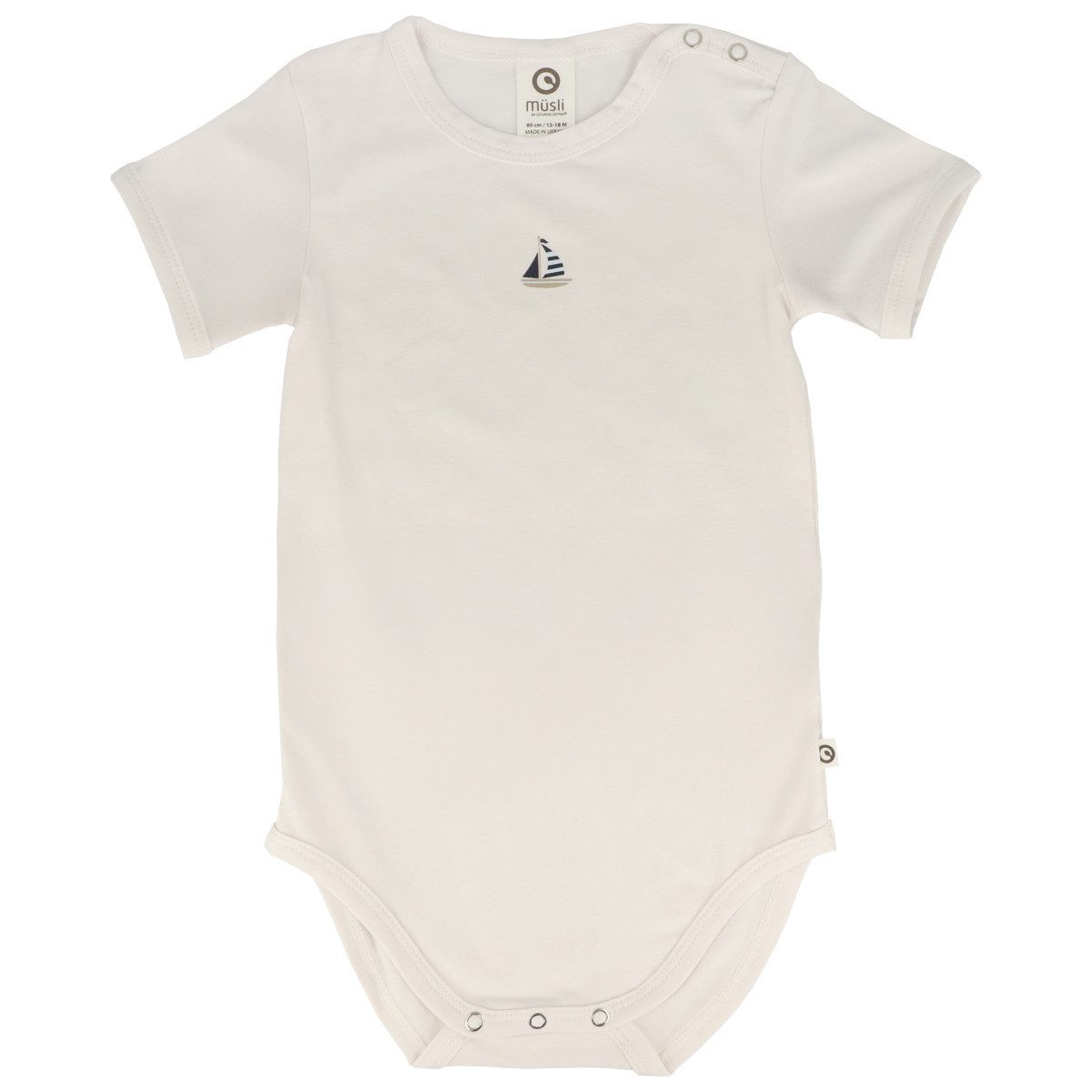 Müsli by GREEN COTTON Kurzarmbody 1581031900 Jungen (1-tlg) Kurzarm Babybody, Bodysuit, Babybody, Einteiler, Basic-Body