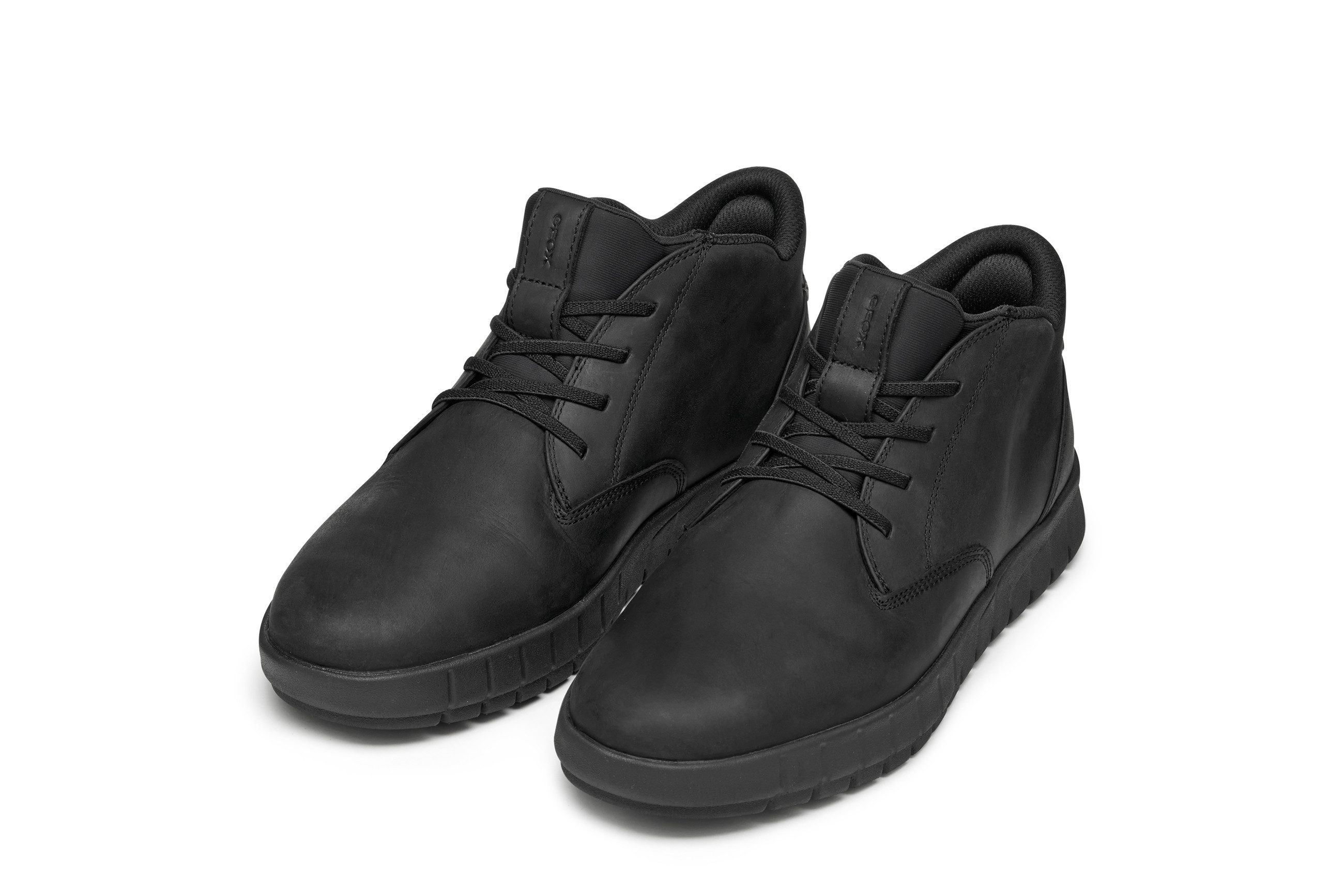 Geox U FLEXTRIDE PLUS Sneaker Schnürboots, Herbstboots mit dezenten Ziernähten