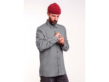 bleed clothing Kurzarmhemd bleed Herren-Langarm-Hemd mit Brusttasche aus Lyoc