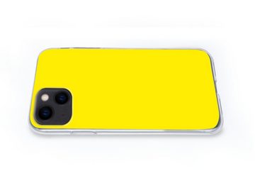 MuchoWow Handyhülle Gelb - Zitrone - Neon - Farben, Handyhülle Apple iPhone 13, Smartphone-Bumper, Print, Handy
