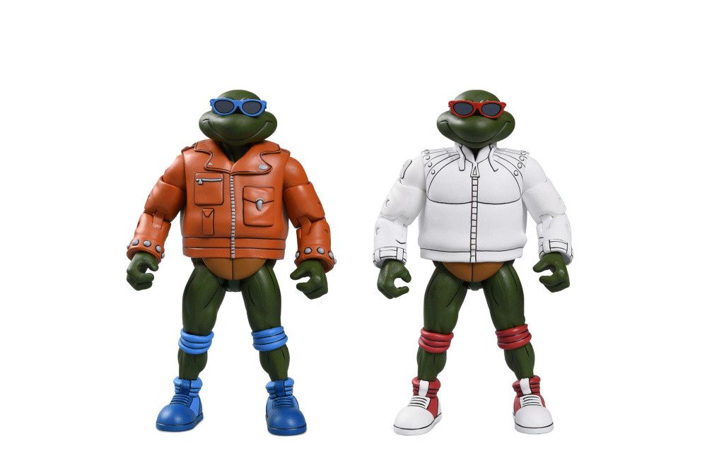 NECA Actionfigur Teenage Mutant Ninja Turtles (Cartoon) Actionfigur Punk Leo and Punk R