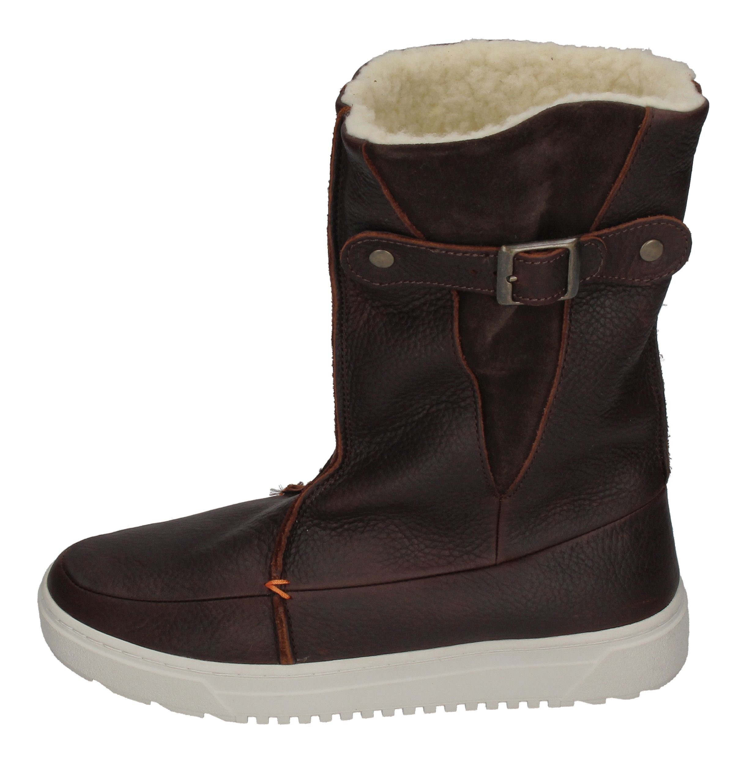 HUB Snow 3.0 Stiefelette Dark Brown White günstig online kaufen