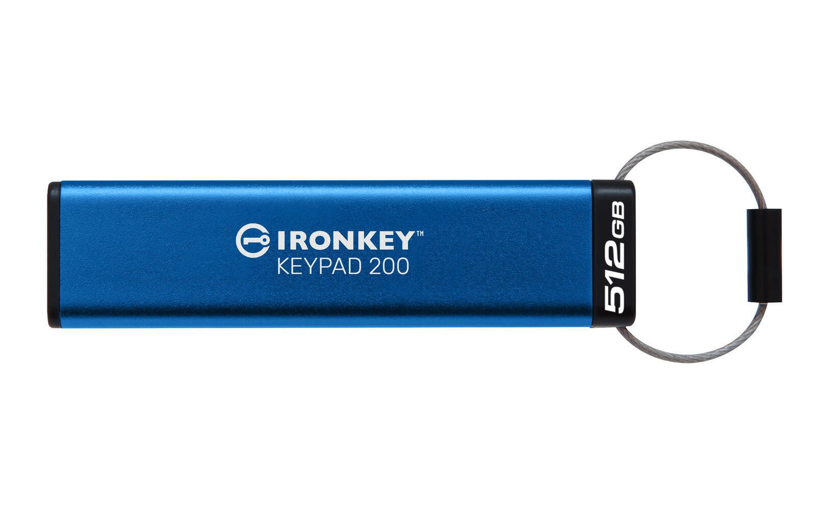 Kingston 512GB IronKey Keypad 200, FIPS 140-3 Lvl 3 AES-256 USB-Stick