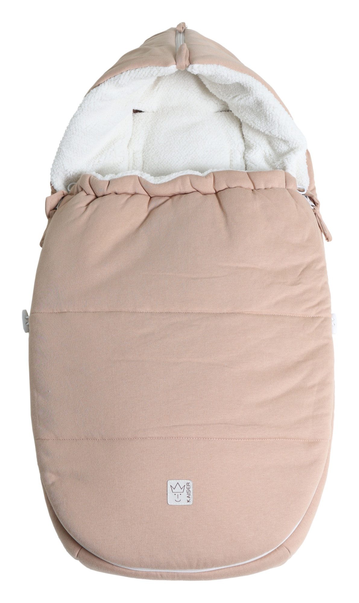 Kaiser Fußsack Jersey Hood Winter, Babyschalen Fußsack