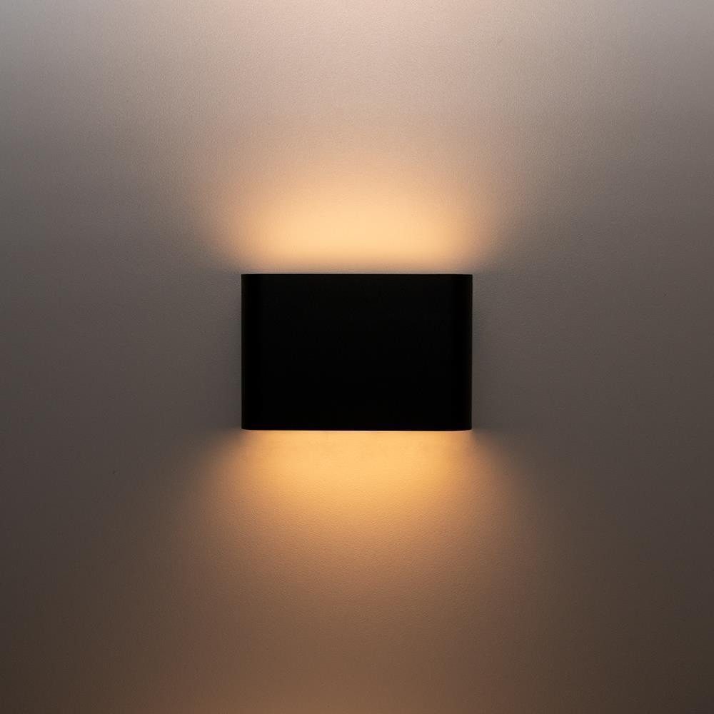 DOTLUX Smarte LED-Leuchte DOTLUX LED-Wandleuchte FLASK 10W 3000K schwarz