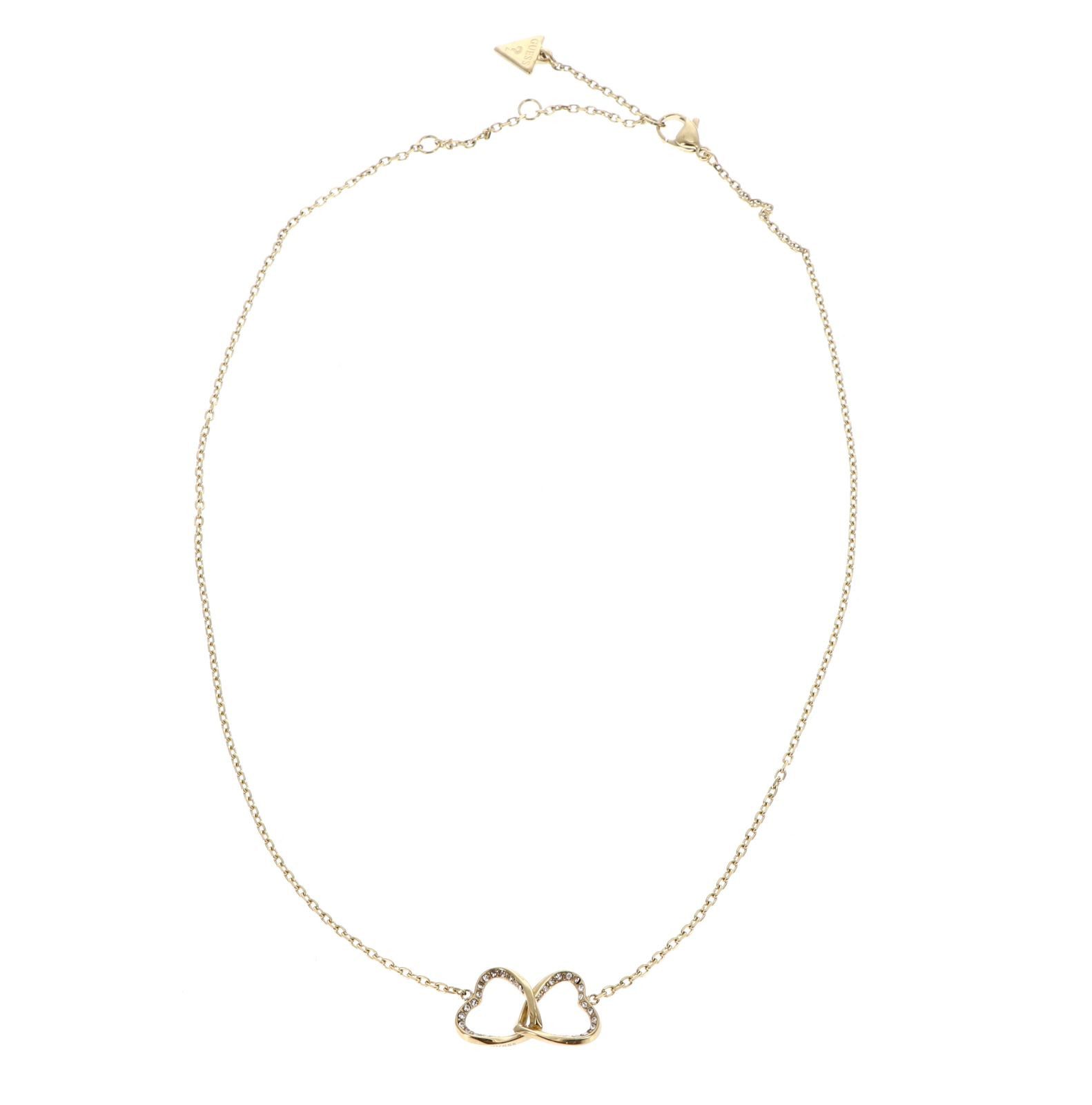 Guess Herzkette Two Hearts Necklace