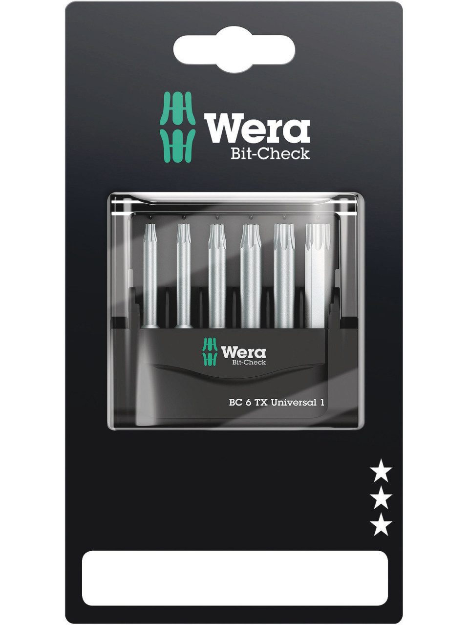 Wera Bit-Set Wera Bit-Set Bit-Check BC 6 TX Universal 1