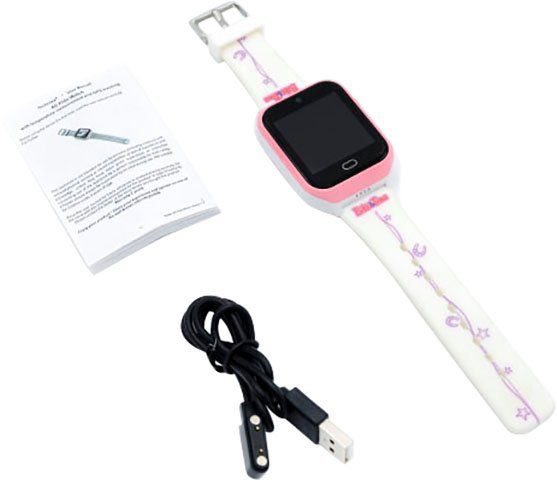 Technaxx Bibi&Tina 4G Kids-Watch Smartwatch (3,9 cm/1,54 Zoll, Proprietär), 1-tlg.