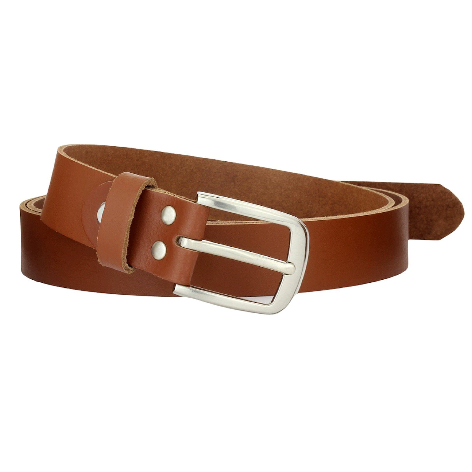 Manza Ledergürtel Gürtel Ledergürtel 3cm breit Echt Leder Jeansgürtel Unisex Kürzbar