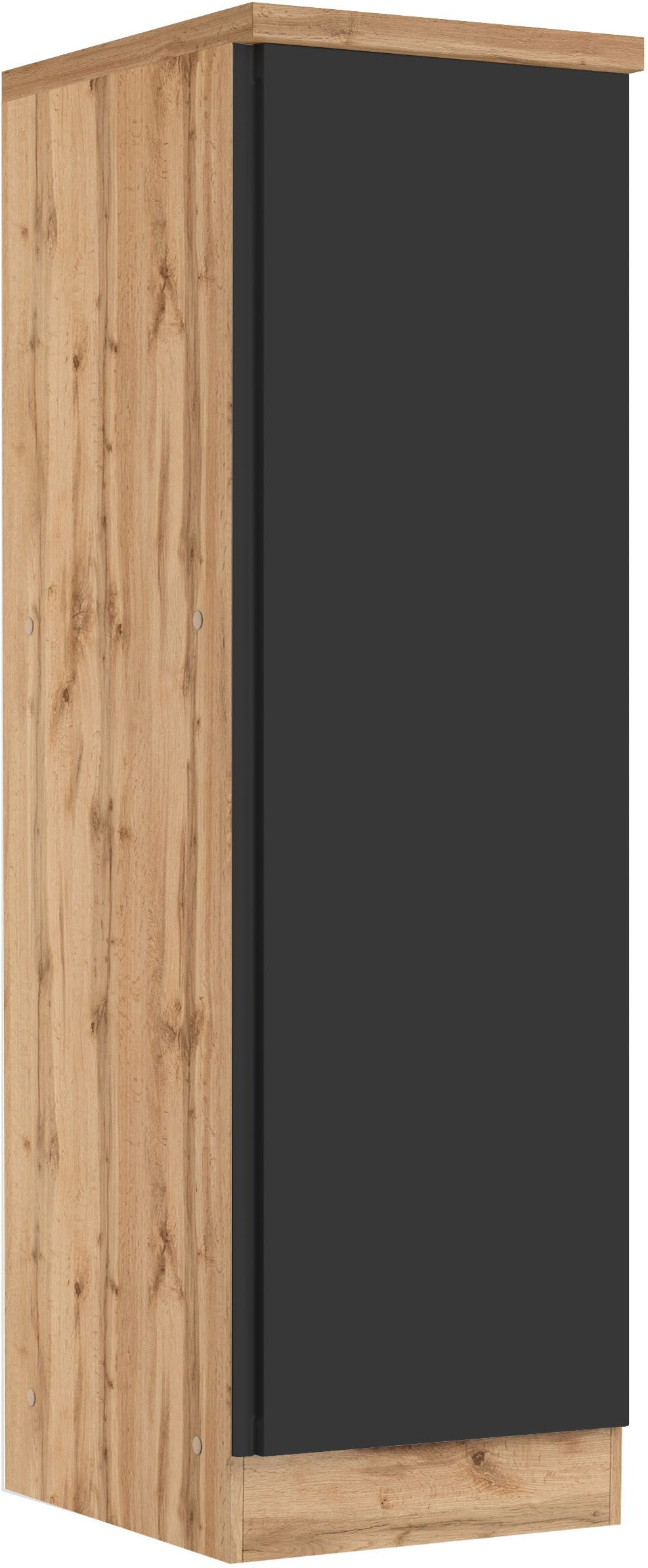 KOCHSTATION Vorratsschrank KS-Virginia,neu in verbesserter Ausführung (Arbeitsplatte 38 mm stark, Stauraum, Softclose) Maße (B/H/T): ca. 50/166/60 cm, Türanschlag frei wählbar