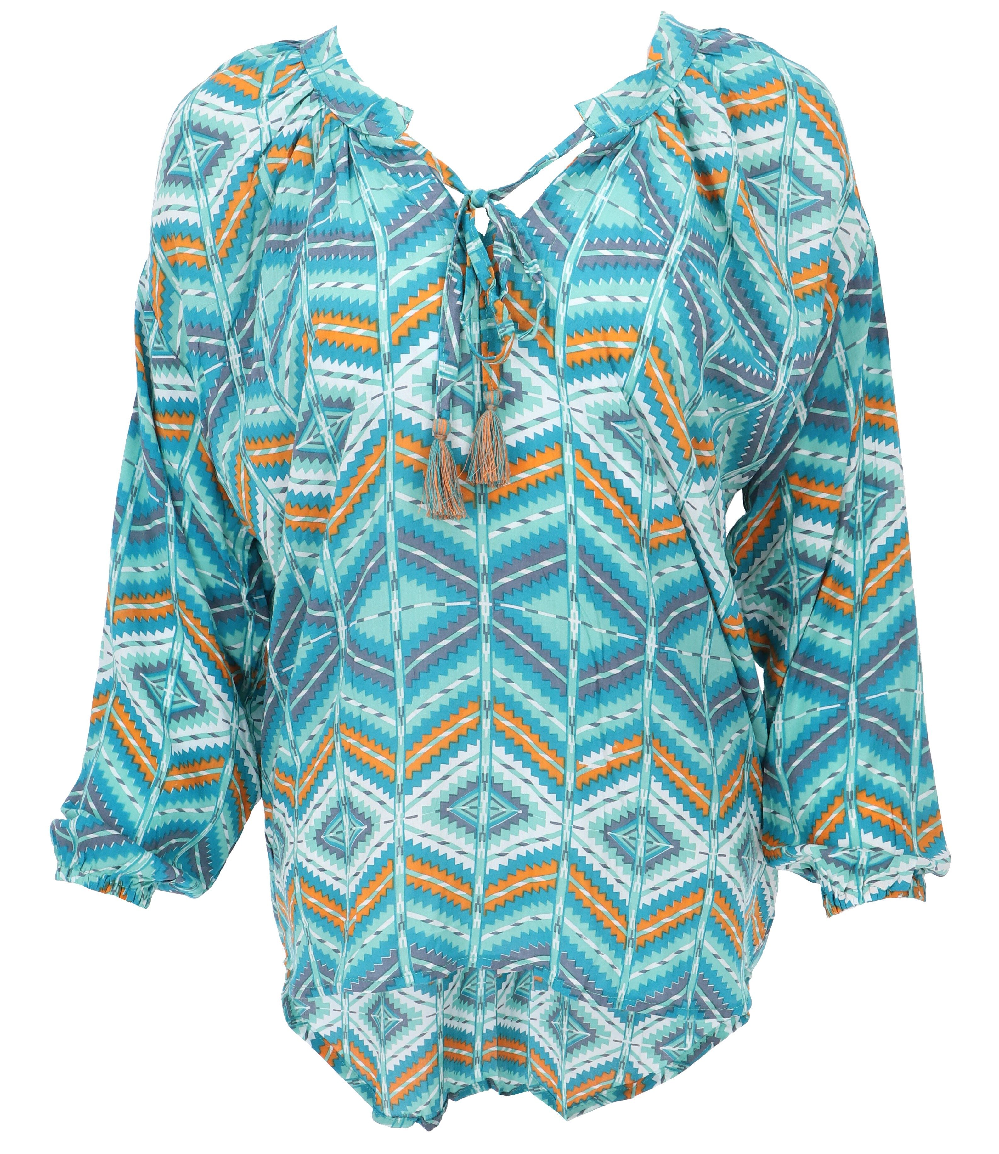 Guru-Shop Longbluse Blusentunika, Langarmbluse, plus size.. günstig online kaufen
