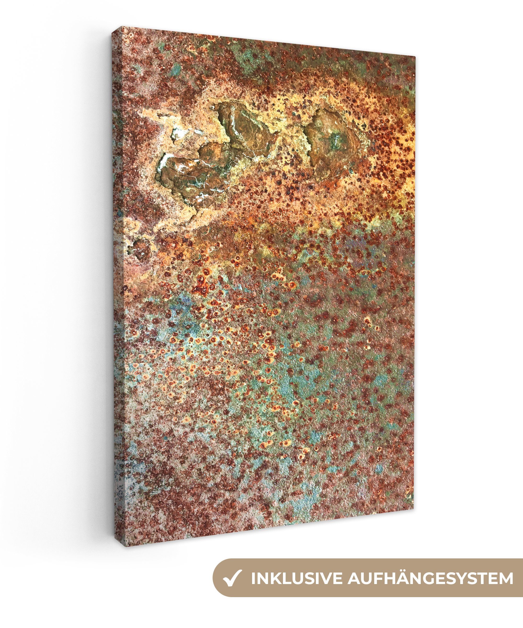 OneMillionCanvasses® Leinwandbild Farben - Metallisch - günstig online kaufen