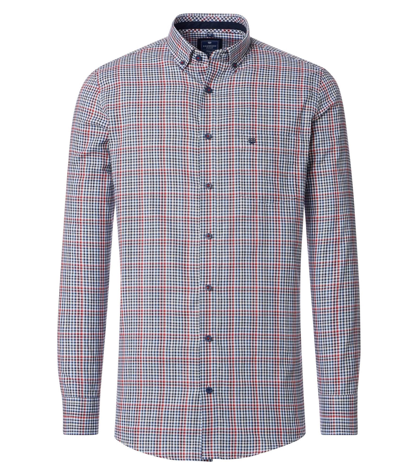 Redmond Langarmhemd 251060111 Button-Down-Kragen