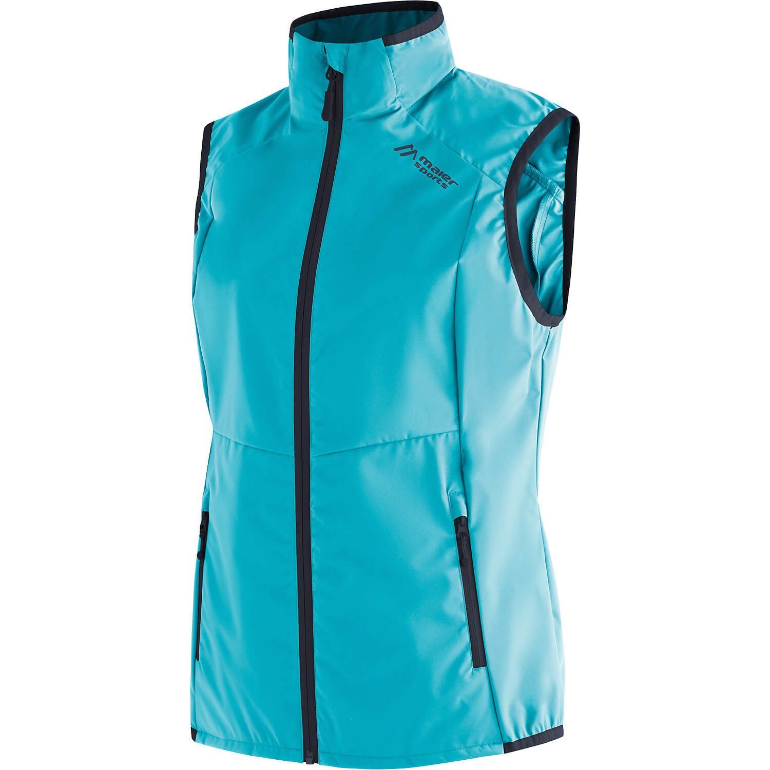 Maier Sports Softshelljacke Weste Brims Hellblau