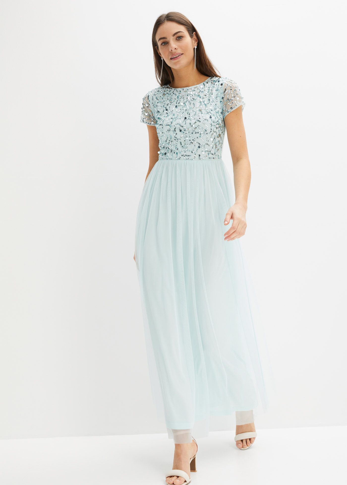 bonprix Maxikleid für festliche Anlässe, aus Polyester, ausgestellte Passform – Bild 5 von 5