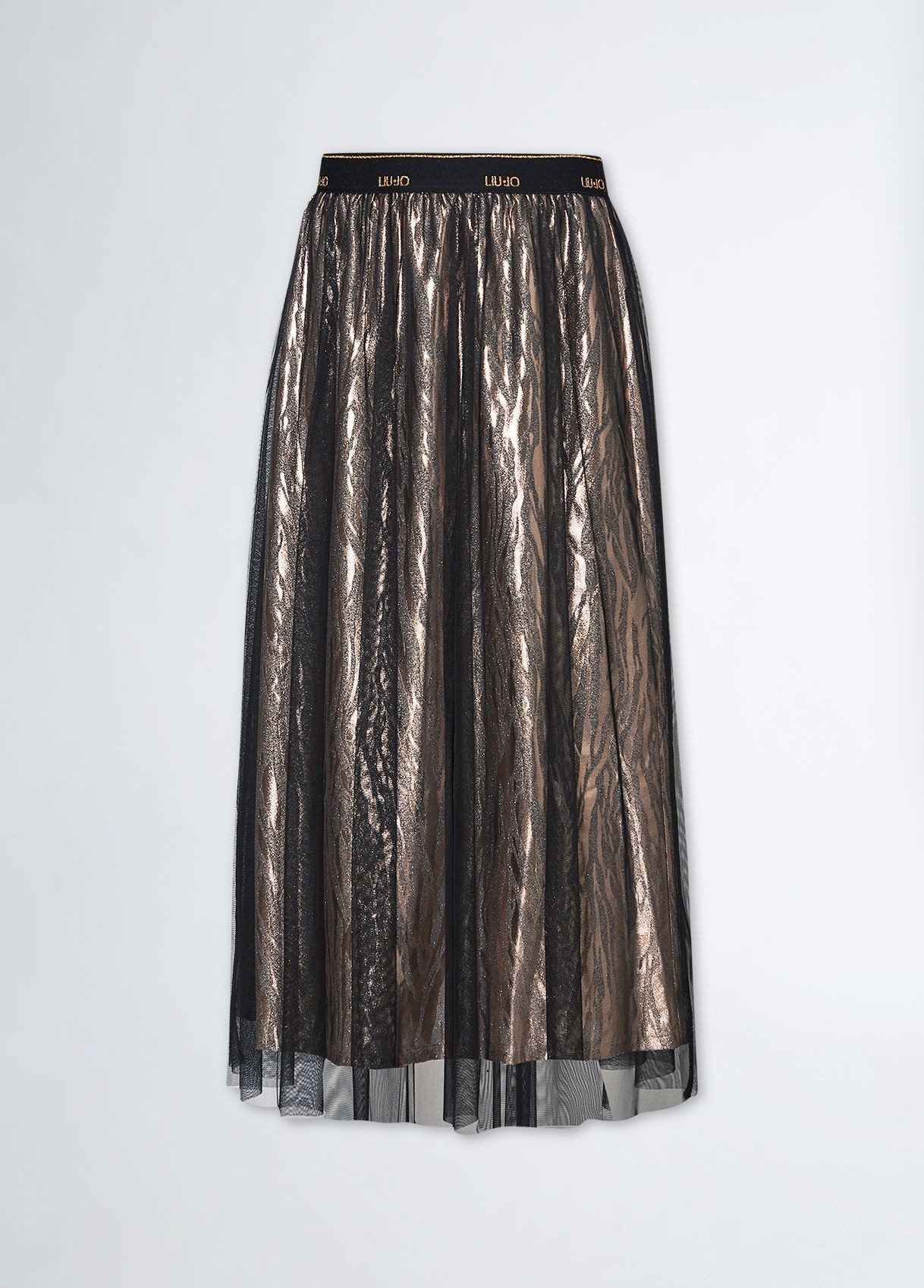 Liu Jo Plisseerock - Rock - Animalier-Jerseyrock - Plisseerock - GONNA JERSEY LUNGA