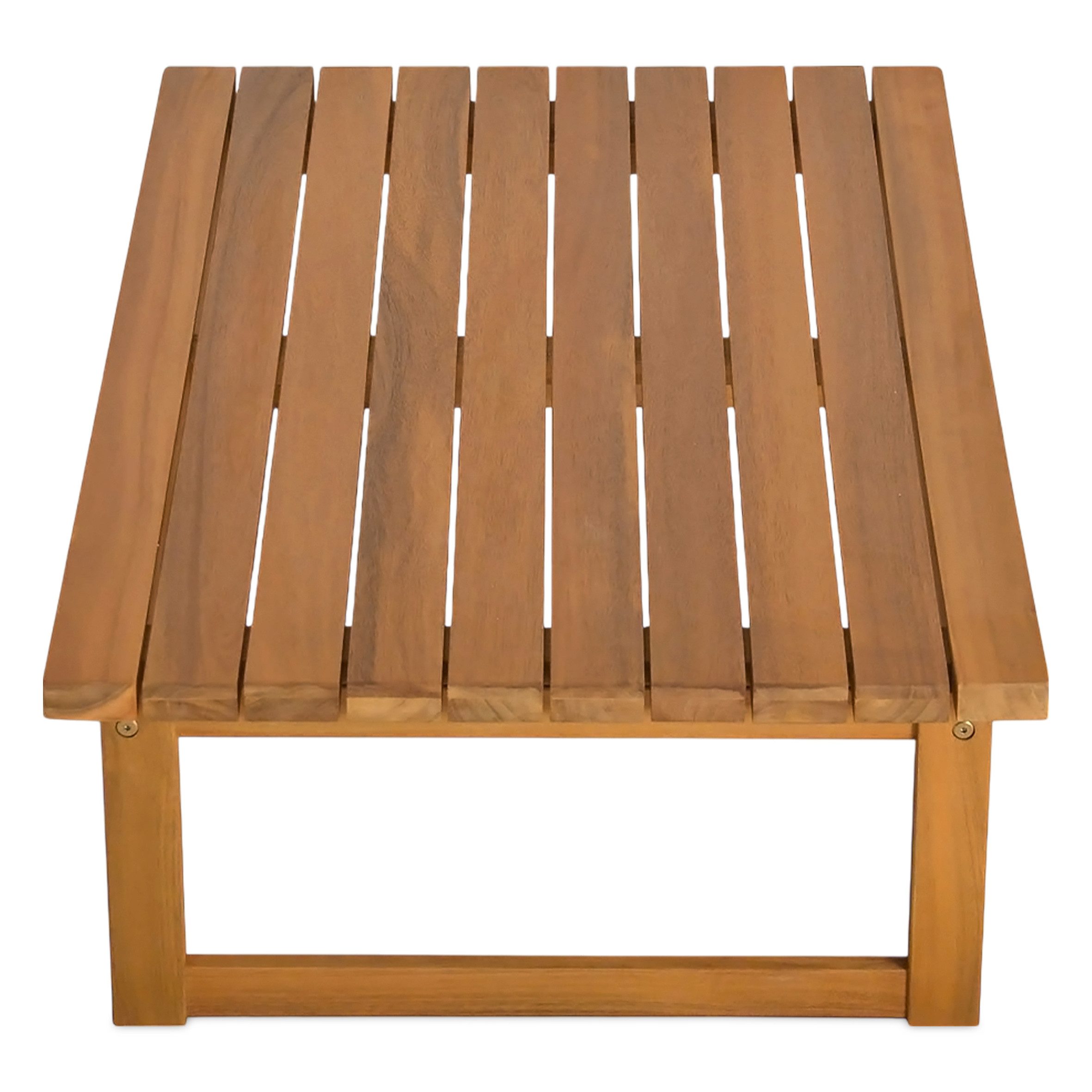 Spetebo Gartentisch Akazienholz Loungetisch geölt 106 x 66 x 30 cm (Packung, 1-St., Beistelltisch), für Außen und Innen