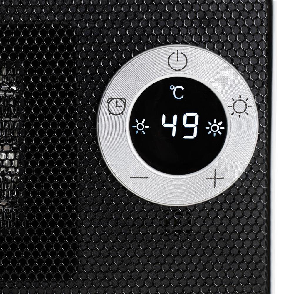 Adler Keramikheizlüfter AD 7746, 1000 W, mit LCD-Display und Timerfunktion