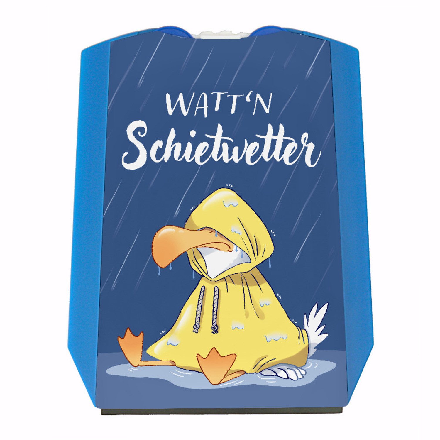 speecheese Parkscheibe Möwe Parkscheibe mit Spruch Watt‘n Schietwetter
