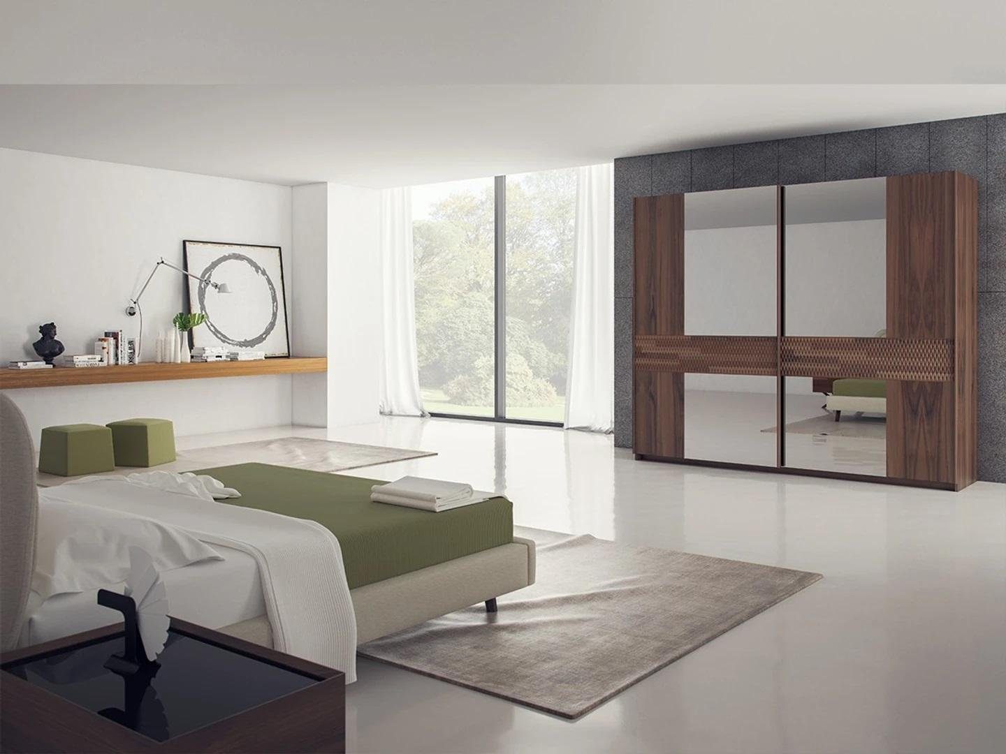 Modern Schlafzimmer Made in Holzschrank (1-St., Europa Kleiderschrank) Luxus Design Kleiderschrank JVmoebel Kleiderschrank
