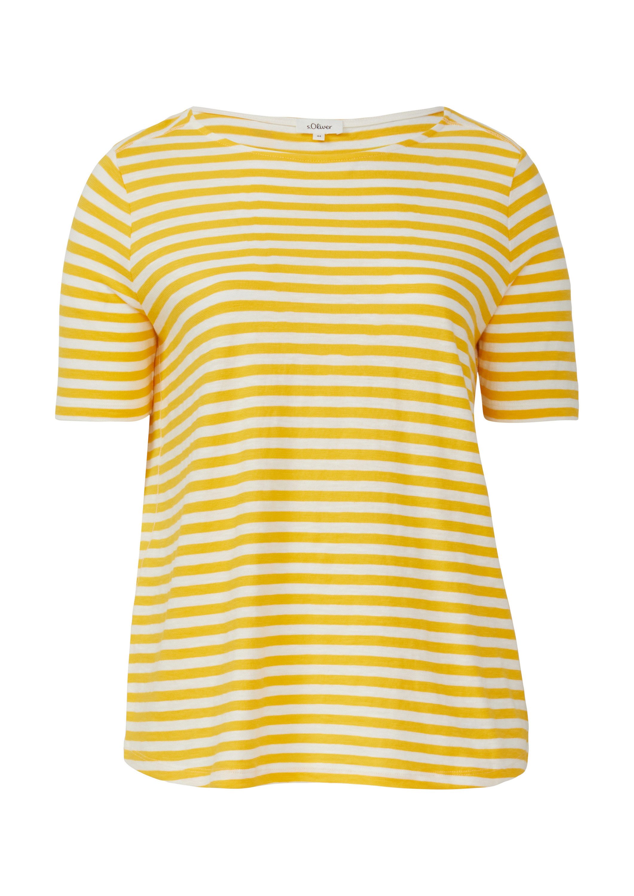 s.Oliver Shorts T-Shirt Gestreiftes T-Shirt mit günstig online kaufen